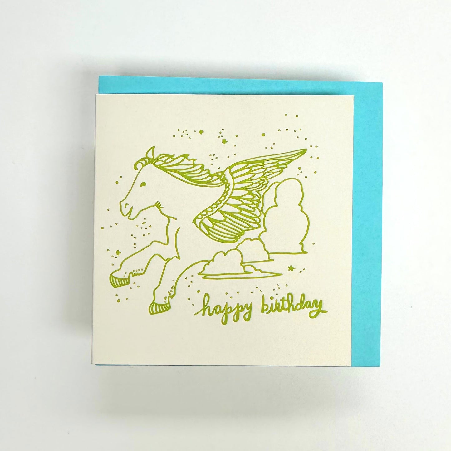 Pegasus Birthday Mini Card