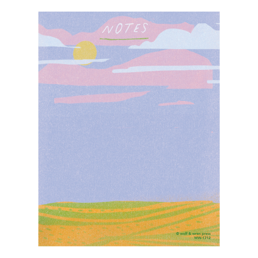 Plains Notes Notepad