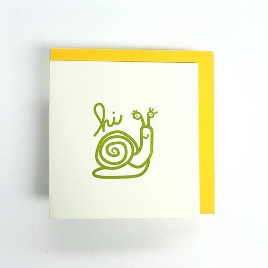 Snail Hi Mini Card