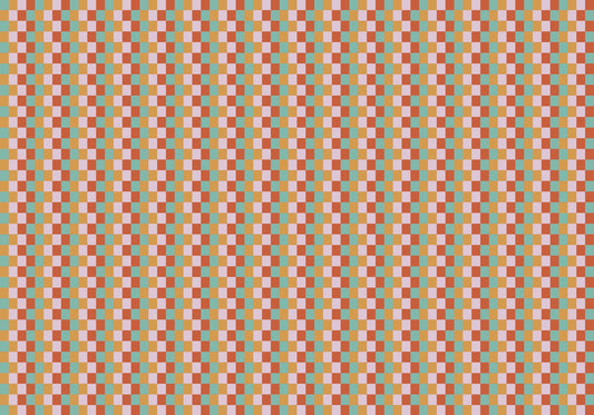 Colorblock Squares Gift Wrap Sheet