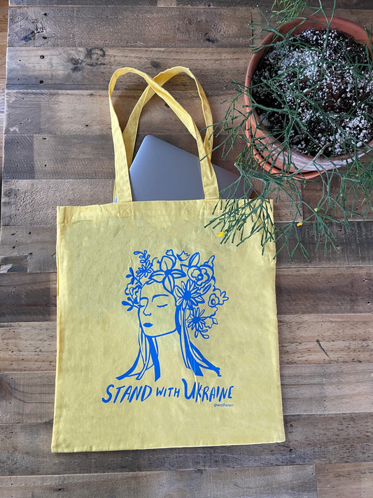 Stand with Ukraine tote