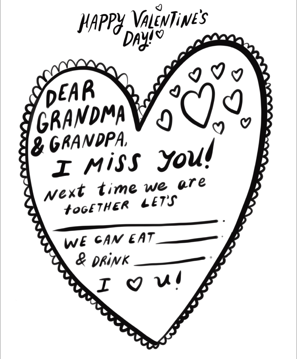 Grandparent Valentine Free Download
